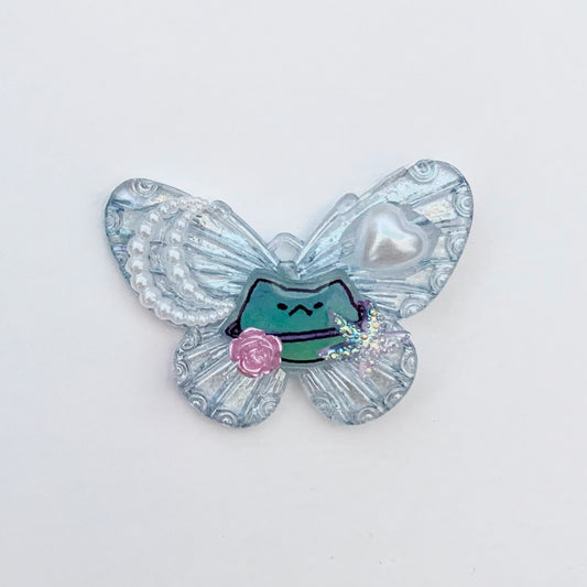 E-mo UFO Cat Charm with Giant Butterfly