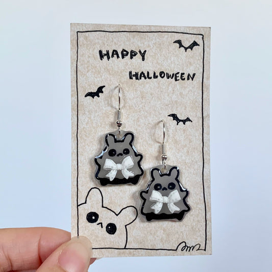 E-mo Ghosty Bunny Earrings
